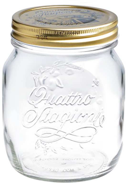 Bormioli BARATTOLO QUATTRO STAGIONI Con capsula Ø cm. 11x13 h cl. 70 FV38471 Bormioli
