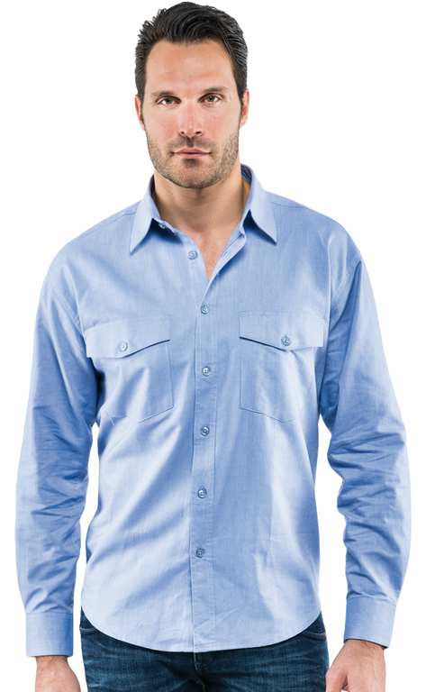 CAMICIA OXFORD Col. Azzurro Mis. XL FV54152 