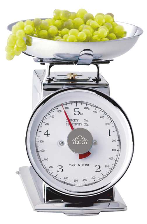 BILANCIA DA CUCINA Portata kg. 5 Acciaio Inox FV56297 