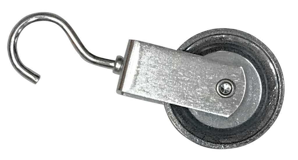 CARRUCOLA PER STENDIBIANCHERIA ZINCATE Ø esterno mm. 35 FV3065 