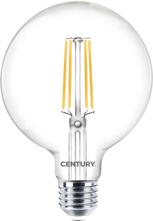 Century LAMPADA A FILAMENTO LED GLOBO E27 Luce calda  8 W - 1.055 lumen FV55902 Century