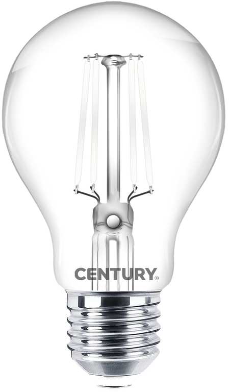 Century LAMPADA A FILAMENTO LED INCANTO WHITE GOCCIA E27 Luce naturale  7,5 W - 806 lumen FV57071 Century