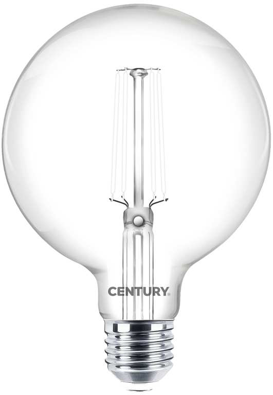 Century LAMPADA A FILAMENTO LED INCANTO WHITE GLOBO E27 Luce calda  9 W - 1.055 lumen FV57074 Century