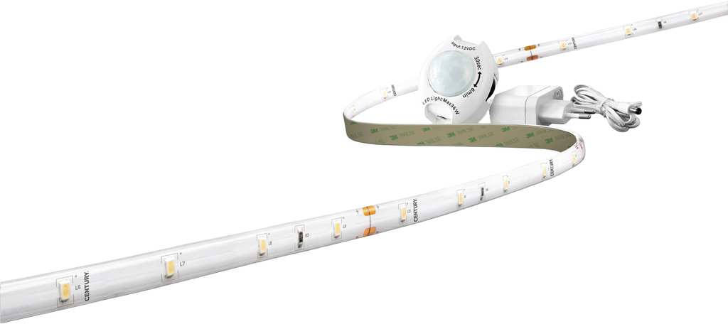 Century STRISCE STRIP LED SENSOR 2,90 W/m - 30 Led/m - 225 Lm - 3.000K   2x1,2 mt. FV57081 Century