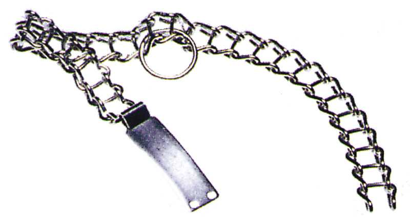 COLLARE PER CANI NICHELATO cm. 45 - medio FV3108 