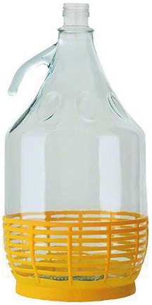 DAMA IN VETRO CON CESTINO lt. 5 FV52604 