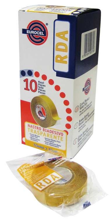 Eurocel NASTRO BIADESIVO mm. 15x10 mt. col. Trasparente FV29494 Eurocel