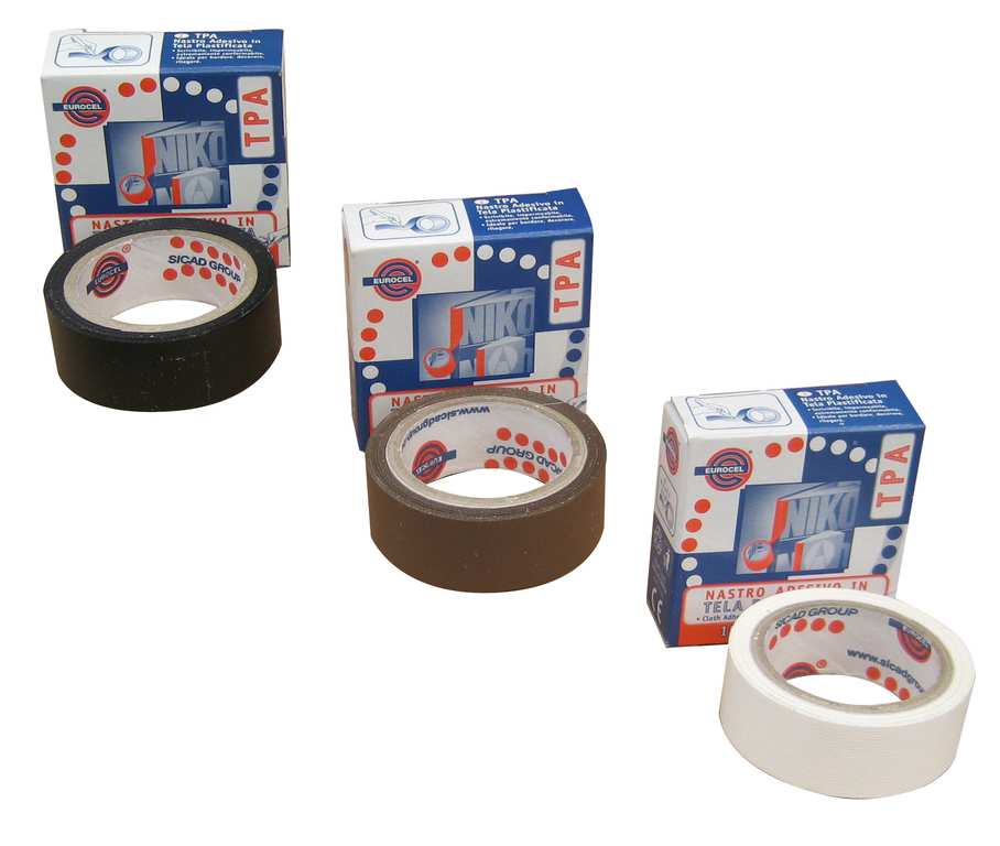 Eurocel NASTRO TELATO mm. 19x2,7 mt. col. Nero FV29763 Eurocel