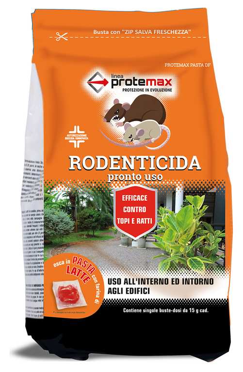 ESCA TOPICIDA IN PASTA ROSSA 1 busta kg. 1,53 (buste dosi da gr. 15) FV46145 