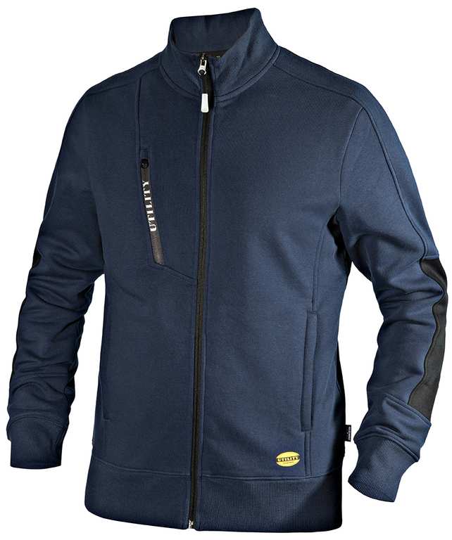 Diadora FELPA FZ LITEWORK Col. Blu Navy Mis. L FV48929 Diadora