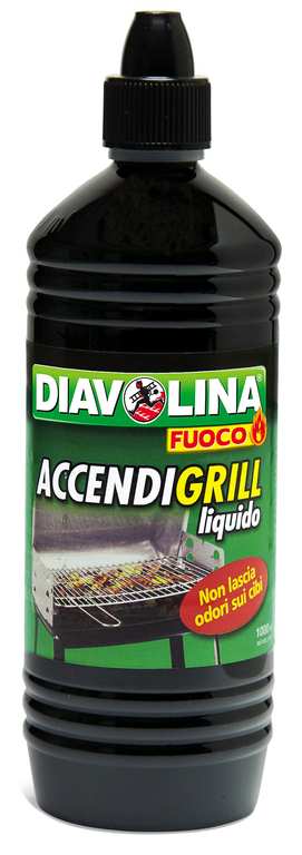 Diavolina ACCENDIGRILL LIQUIDO LT.1 FV49473 Diavolina