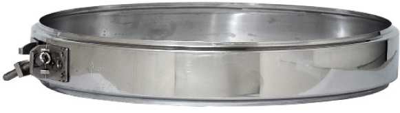 FASCETTA DI BLOCCAGGIO DOPPIA PARETE  Per tubi Ø esterno cm.13 FV41367 