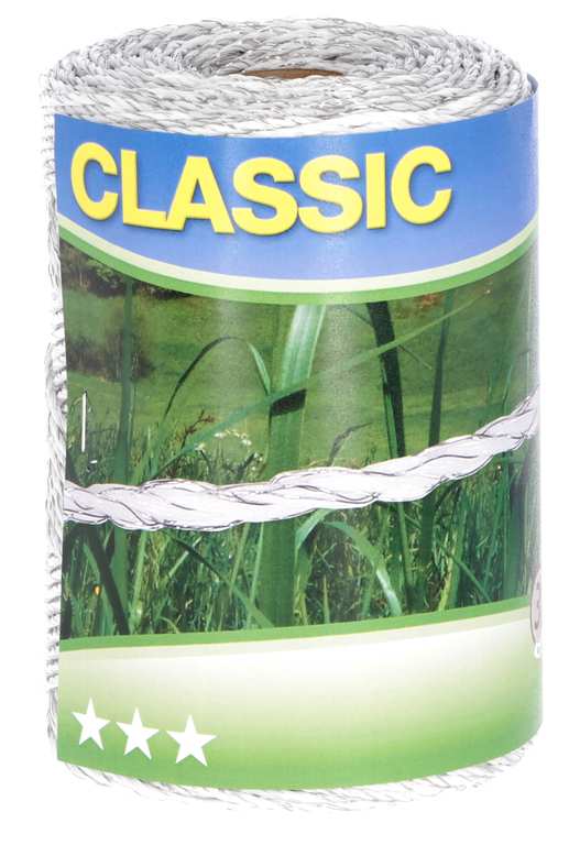 FILO ELETTRIFICATO TONDO PER RECINTO CLASSIC BIANCO mt. 250 fili 6 FV48050 