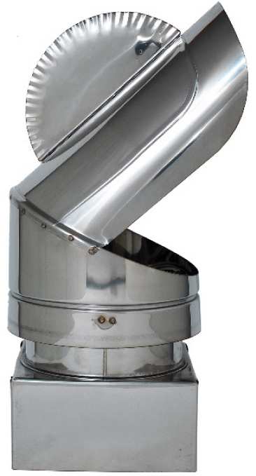 FUMAIOLO GIREVOLE PAPPAGALLO ZINCATO Quadrato cm. 32x32 FV2851 