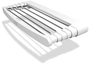 Gimi STENDIBIANCHERIA DA PARETE TELEPACK 70 cm. 70x38x6 h Stenditura mt. 5 FV21827 Gimi