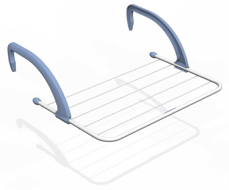 Gimi STENDIBIANCHERIA DA TERMOSIFONE RADIO cm. 52x34,5x18 h Stenditura mt. 3 FV38041 Gimi