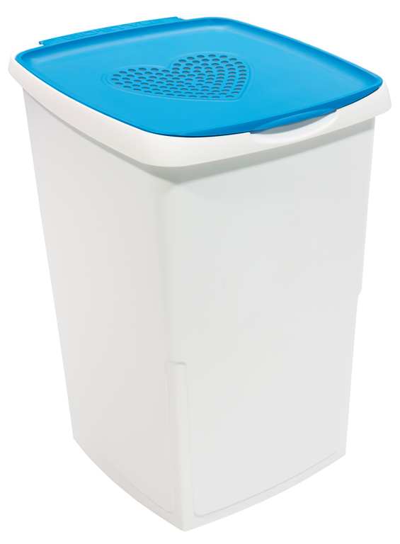 Giò Style PORTABIANCHERIA LOVE Lt. 45 - cm. 37x36x53 h col. Azzurro FV51555 Gio' Style