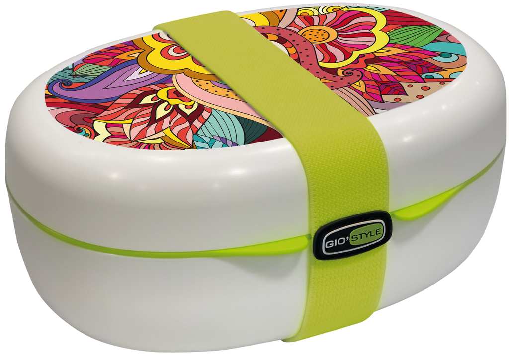 Giò Style CONTENITORE X-FOOD MOOD Lt. 1,3 - cm. 19x14,5x8,5 h col. Assortiti FV51571 Gio' Style