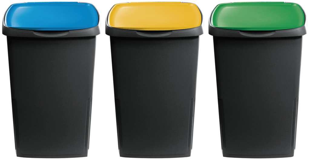 Giò Style PATTUMIERA ECO SOLUTION Lt. 45 - cm. 37x36x53,5 h PZ.3 FV51696 Gio' Style