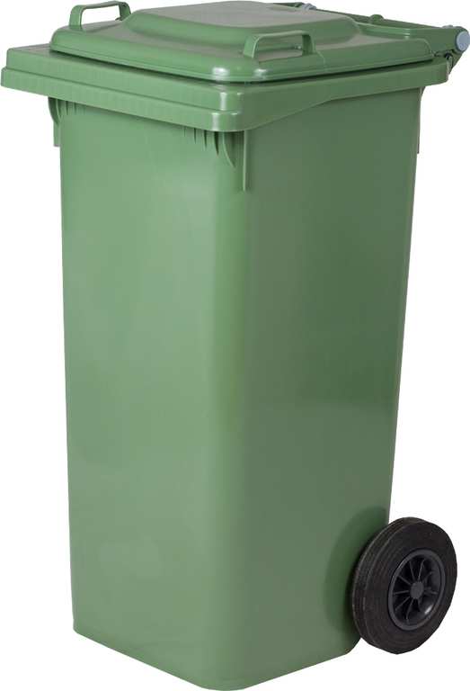 ICS BIDONE QUADRO PER DIFFERENZIATA Lt. 120 - cm. 55x50x94 h col. Verde FV26780 ICS