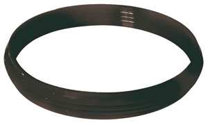 GUARNIZIONE SILICONICA PER TUBI STUFE A PELLET Col. Nero Ø cm.12 FV29603 