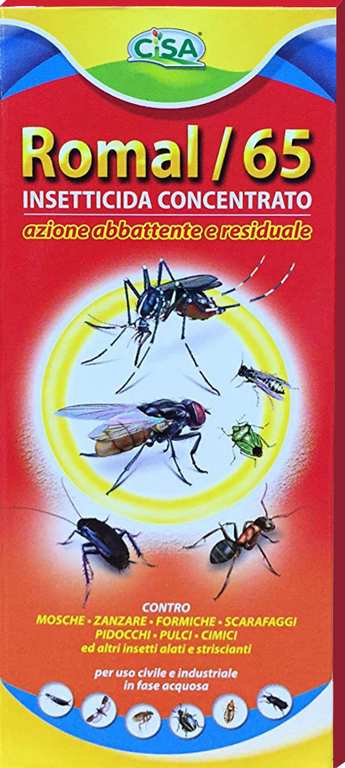 INSETTICIDA MULTINSETTO CONCENTRATO ROMAL/65 ml. 250 FV45767 