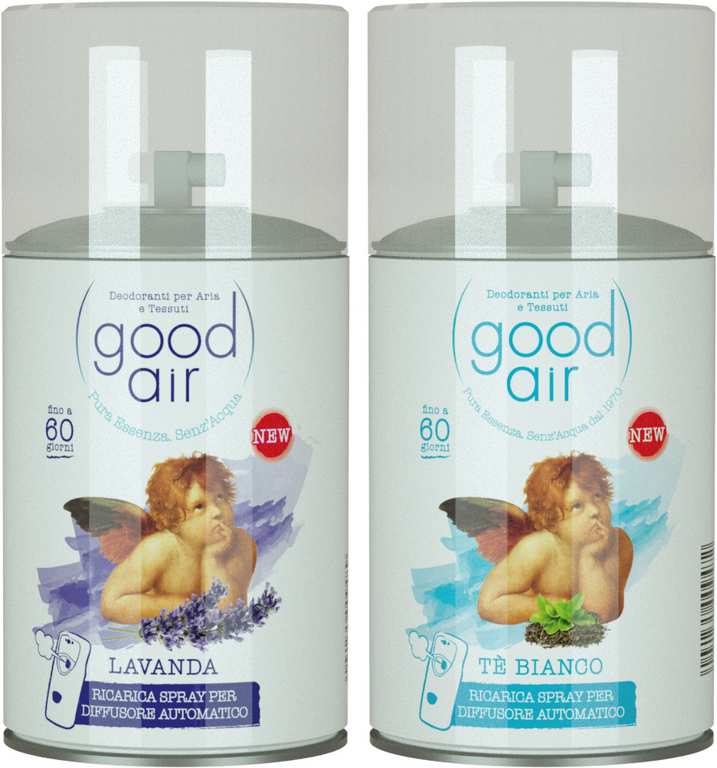 Good Air PROFUMATORI ASSORTITI PER DISPENSER AUTOMATICO 250 ml. - 12 pz. FV57325 Good Air