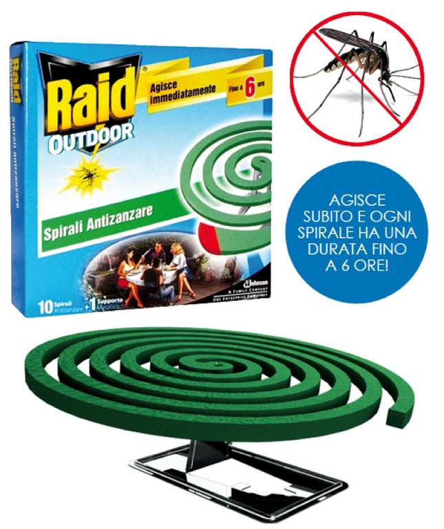 Raid SPIRALI ANTIZANZARE 10 pz. FV35260 Raid