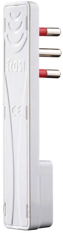 Rosi SPINA ULTRA PIATTA 90° 16Ah  2P+T  Col. Bianco FV56984 Rosi