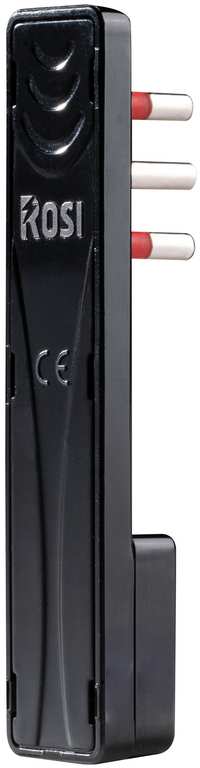 Rosi SPINA ULTRA PIATTA 90° 16Ah  2P+T  Col. Nero FV56985 Rosi