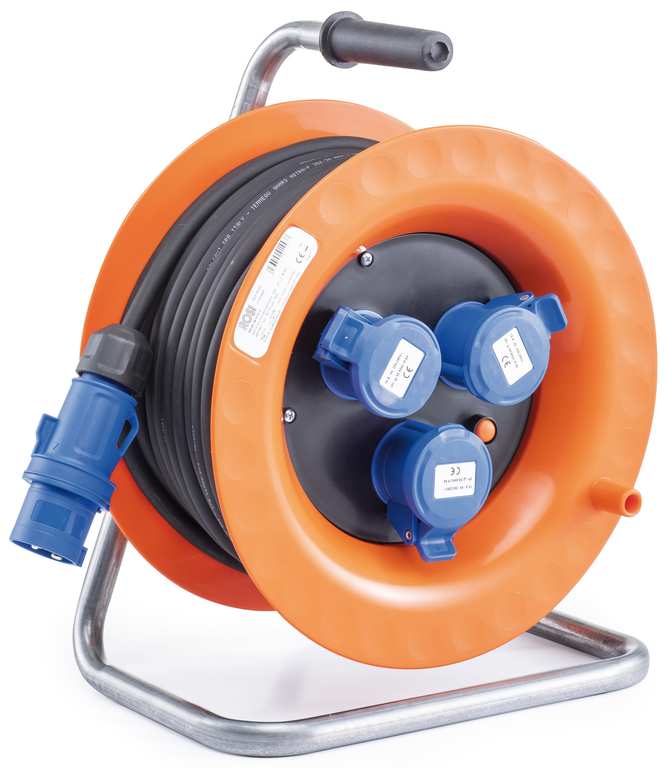 Rosi AVVOLGICAVO ELETTRICO INDUSTRIALE 4001cavo mt.30 3P  16A 2P+E 400V IP44 FV58105 Rosi