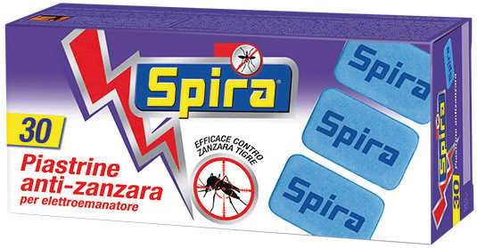 Spira RICARICA PIASTRINE PER ELETTROEMANATORE 30 pz. FV50436 Spira