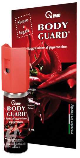 SPRAY ANTIAGGRESSIONE BODYGUARD AL PEPERONCINO  ml. 16 FV58082 