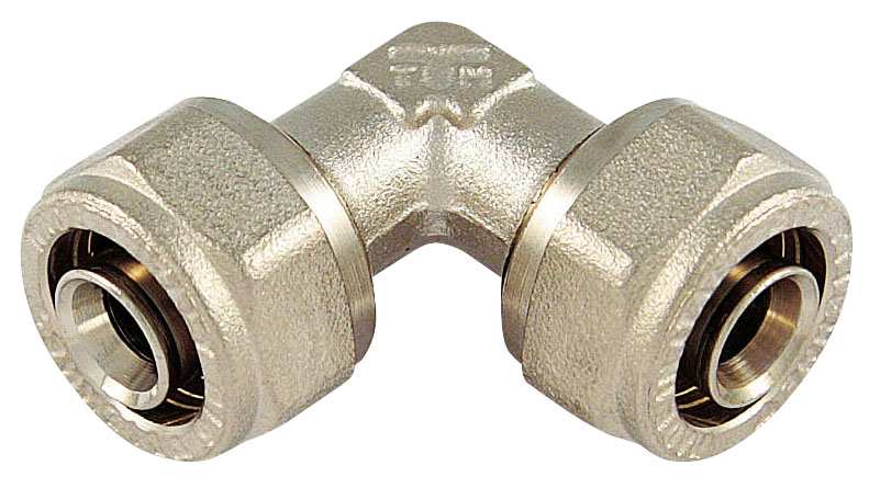 Tiemme RACCORDO PER TUBO MULTISTRATO curvo doppio mis. 16x16 FV28975 Tiemme