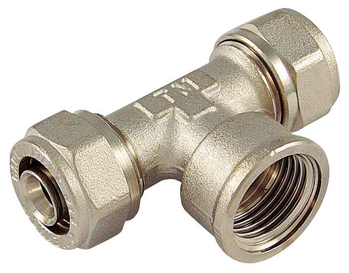 Tiemme RACCORDO PER TUBO MULTISTRATO a T femmina mis. 20x1/2x20 FV28985 Tiemme