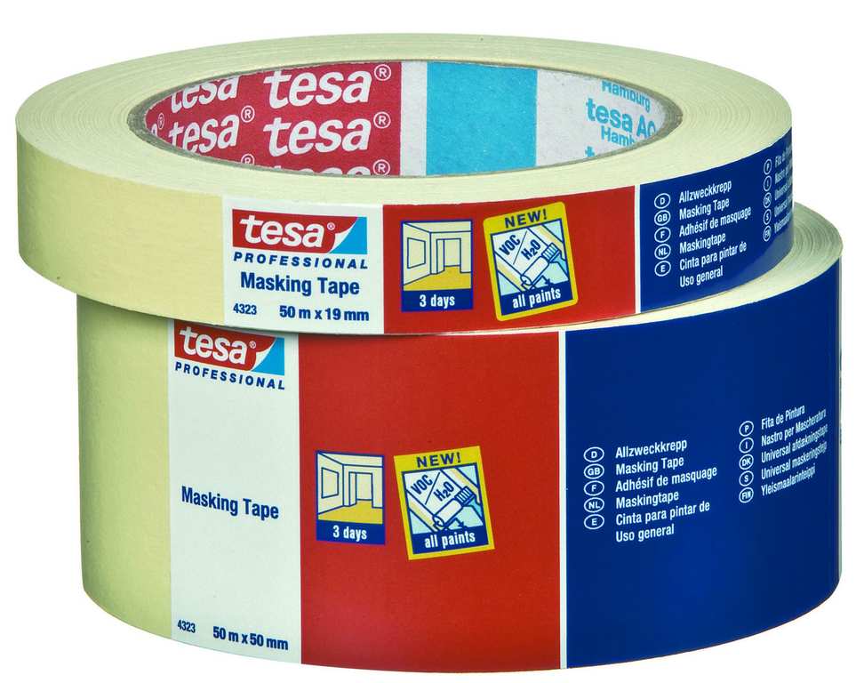 Tesa NASTRO PER MASCHERATURA GENERELL PURPOSE  mm. 25x50 mt. FV41451 Tesa
