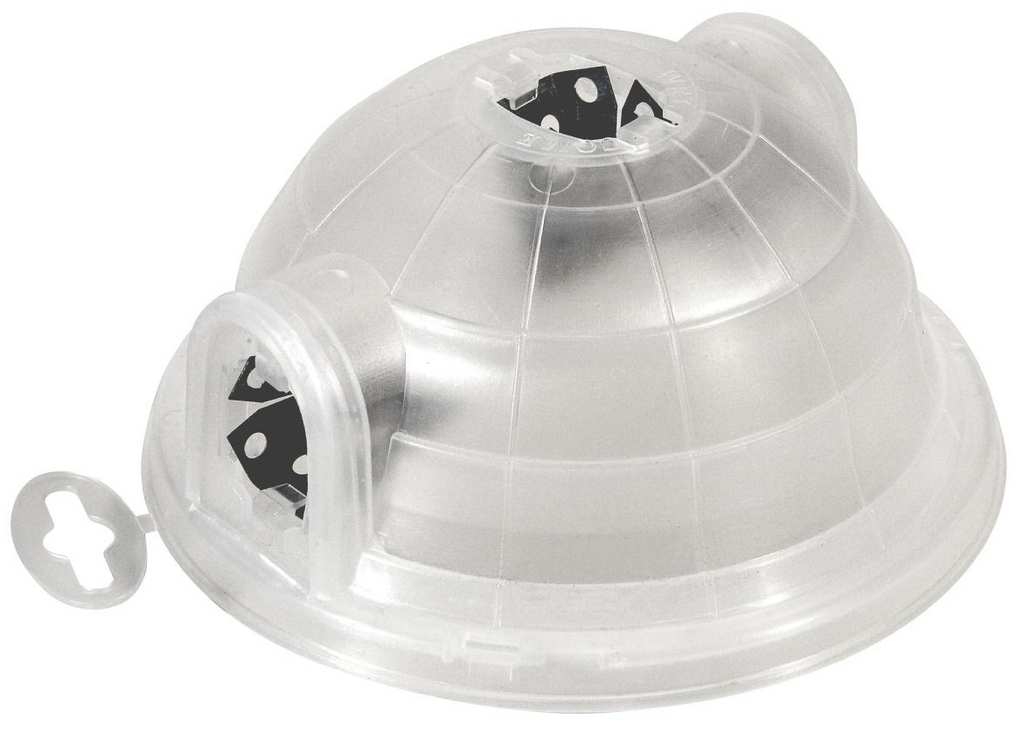 TRAPPOLA PER TOPI A CUPOLA 3 ENTRATE  Ø cm. 16,3x8,5 h FV41658 