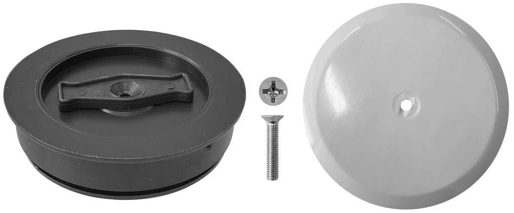 TAPPO PP AD ESPANSIONE PER CASSETTE DI PIOMBO C/PIASTRA  Ø mm. 100 FV49749 