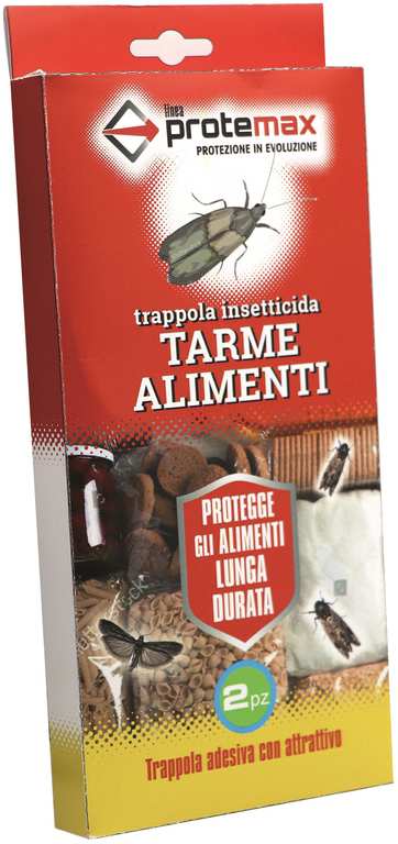 TRAPPOLA ADESIVA PER TARME ALIMENTI 2 pz. FV55223 