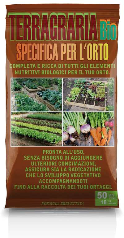 TERRICCIO PER ORTO TERRAGRARIA BIO lt. 50 FV56034 
