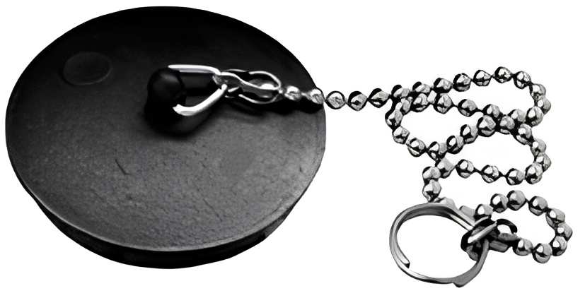 TAPPO PER LAVELLO CON CATENA  Ø mm. 52 - cat. cm. 30 FV57708 