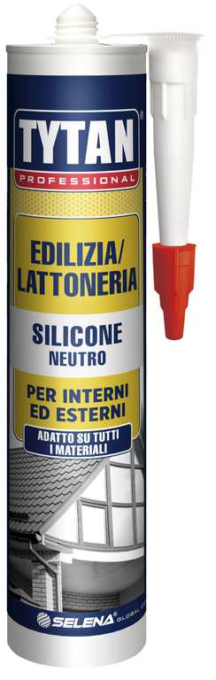 Tytan SILICONE EDILIZIA NEUTRO X SERRAMENTI ml. 300 - Trasparente FV42100 Tytan