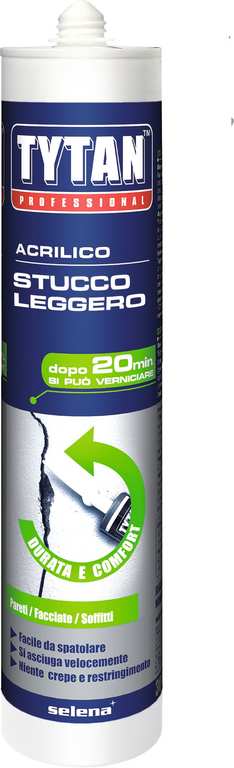 Tytan STUCCO LEGGERO ml. 300 - col. Bianco FV46645 Tytan