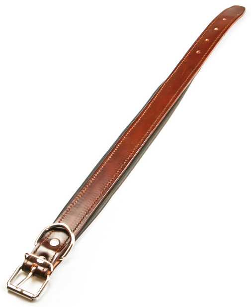 Utilia Pet COLLARE IN CUOIO FODERA IMBOTTITA cm. 44x2,0 FV30986 Utilia Pet