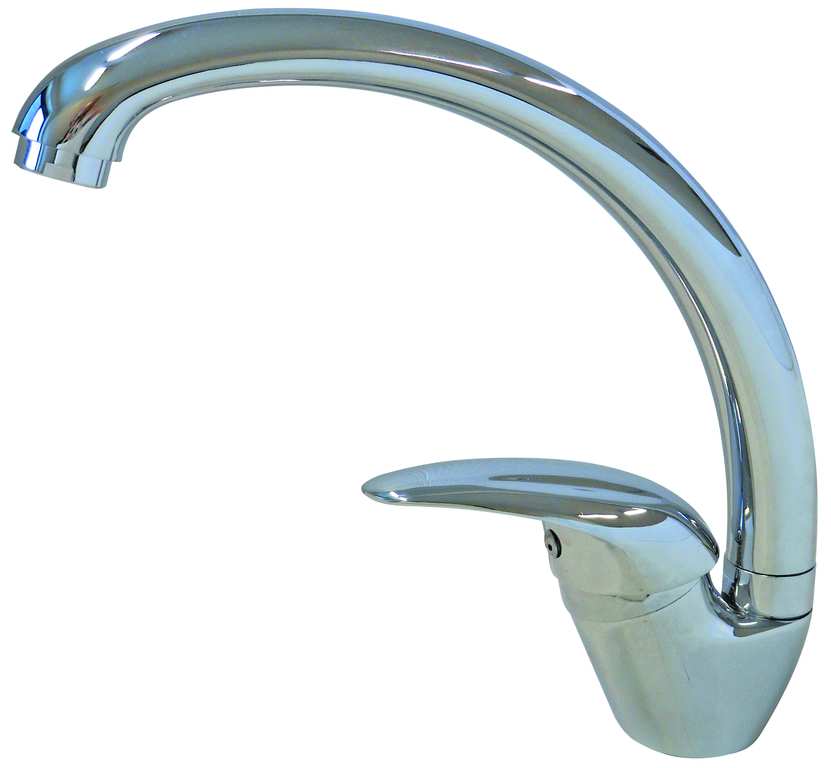 Utilia MISCELATORE LAVELLO A CANNA ALTA PERLA FV32417 Utilia