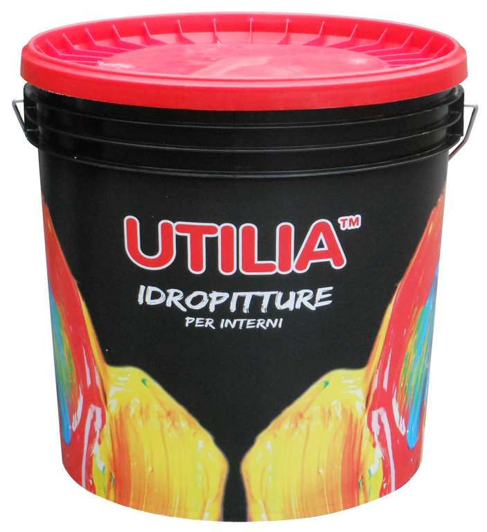 Utilia IDROPITTURA A TEMPERA col. Bianco lt.14 FV44831 Utilia