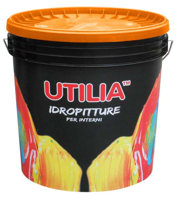 Utilia IDROPITTURA SEMILAVABILE col. Bianco lt.14 FV44833 Utilia