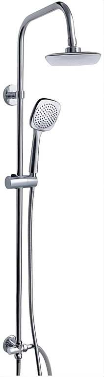 Utilia COLONNA DOCCIA CON DOCCETTA IN ABS E SOFFIONE FISSO cm. 20x20 FV52545 Utilia