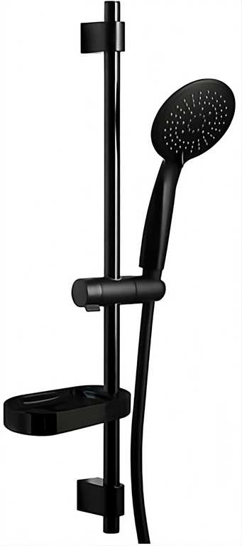 Utilia SALISCENDI PER DOCCIA A 3 FUNZIONI col. Nero opaco FV52549 Utilia