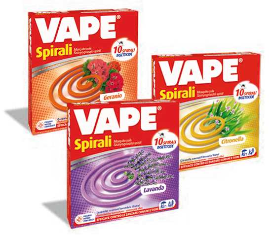 Vape SPIRALI ANTIZANZARE MISTE 10 pz. FV26563 Vape